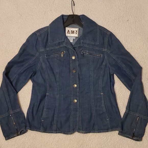 AMI 90s style vintage shirt Jean jacket. - Picture 1 of 6